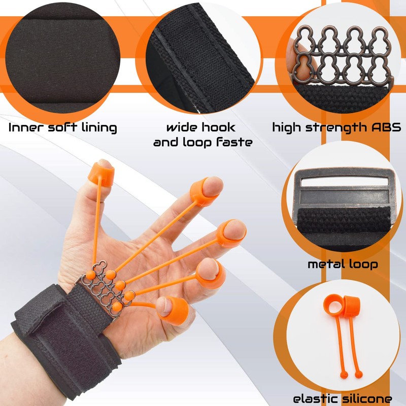 GALAXY BEAUTY Finger Strengthener Set Hand Grip Forearm Strengthener Exerciser