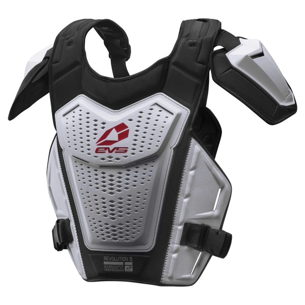 EVS Sports Unisex-Adult Revo 5 Roost Deflector (White, Large/X-Large) -RV5-W-L/XL