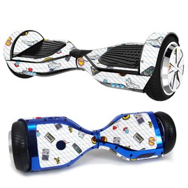 MightySkins Carbon Fiber Skin for Ultra Hoverboard - Love The 90s | Protective, Durable Textured Carbon Fiber Finish | Easy to Apply, Remove, and Change Styles | Made in The USA