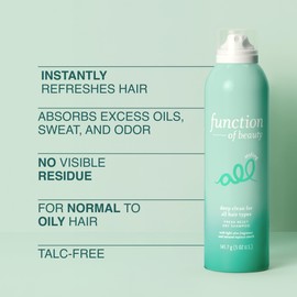 FUNCTION OF BEAUTY Deep Clean Dry Shampoo (5 Oz)