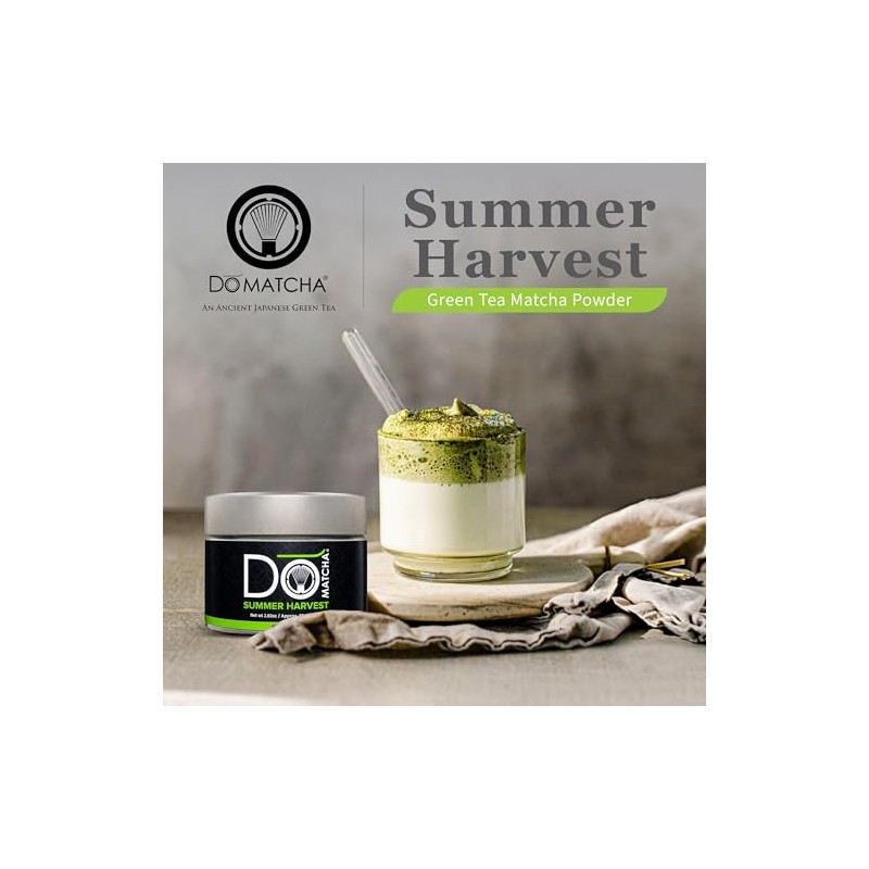 DoMatcha Summer Harvest Green Tea Matcha Powder - 75 Servings