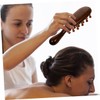 Healeved 3pcs Ergonomic Sandalwood Scalp Comb for Versatile Wooden Hair