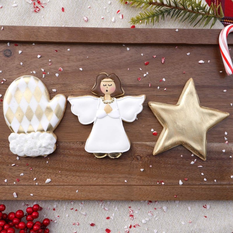 Angel Cookie Cutter, Premium Food-Grade Stainless Steel, Dishwasher Safe