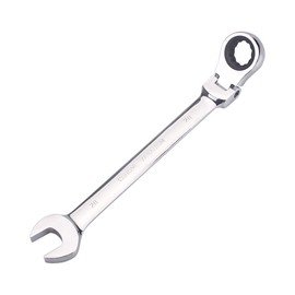 FLZOSPER 28mm Metric Flex-Head Gear Wrench,Box End Head 72-Tooth Ratcheting Combination Wrench Spanner