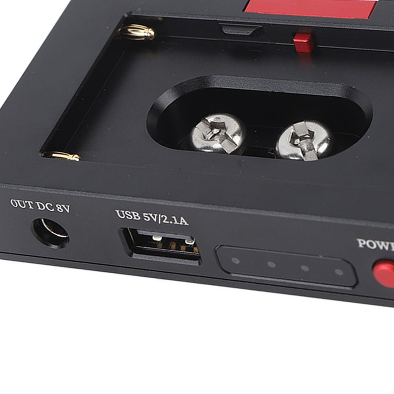 NP F Battery Adapter Plate Non Slip Self Locking Button