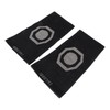 2pcs Graphene Knee Warmers Shock Absorption Resilience Soft Breathable Graphene