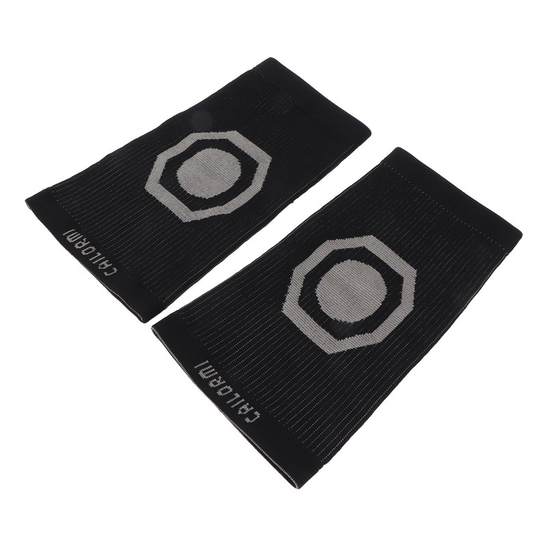 2pcs Graphene Knee Warmers Shock Absorption Resilience Soft Breathable Graphene