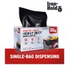 Iron-Hold Contractor Trash Bags - 55 Gallon, 15 Bags, Wing