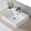IK-YJ2601-2 Wall Mounted Bathroom Vessel Sink, 20"X 17" Wall Mount