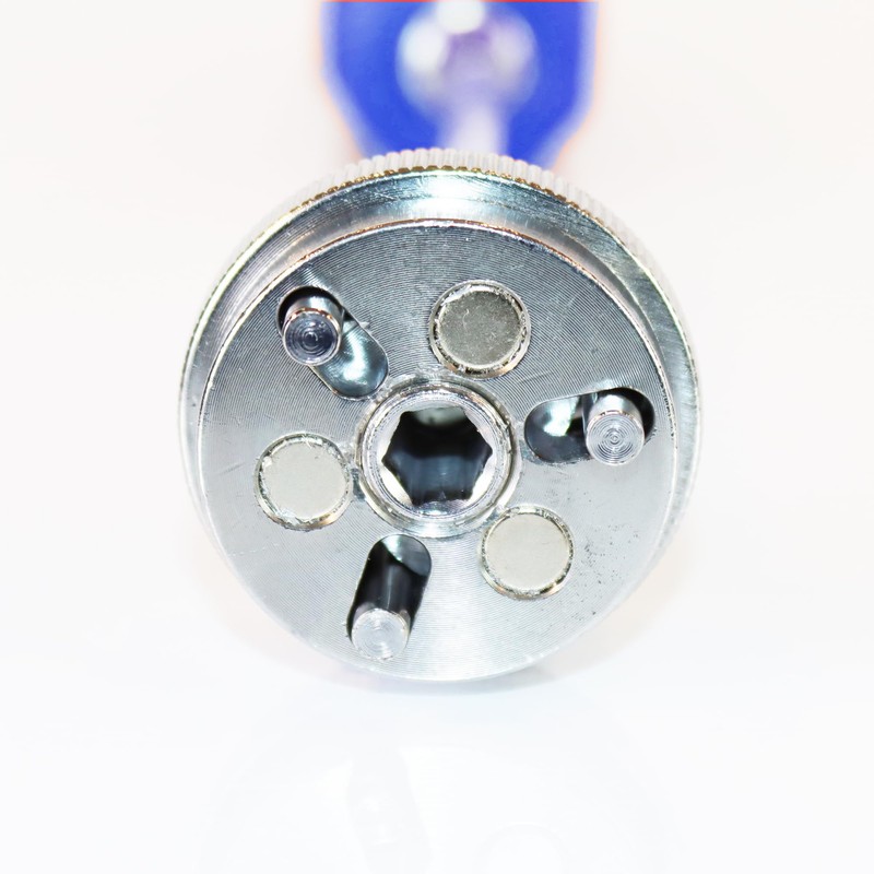 AGS Heavy-Duty Magnetic Oil Drain Plug Removal Tool – Powerful