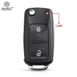 HooRLZ VW VW Transporter T5 T6 Polo Golf MK6 Amarok Tiguan Passat Seat Skoda Key VW T5 Car Key VW Polo Replacement Key VW Remote Control 2 Buttons