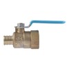 SharkBite 3/4 x 3/4 Inch FNPT Crimp Ball Valve, Brass