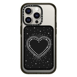 CASETiFY Snappy™ Card Holder Stand Compatible with MagSafe - Rhinestone Romance Snappy Cardholder Stand