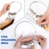 DC,CLISENCE 3 Pcs 6 Inch Large Binder Rings, Metal Rings