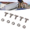T Bolt Set M8x20mm T Slot Drop-in Bolt Hammer Head