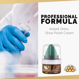 Instant Shine Brown Shoe Cream Polish, 50ml