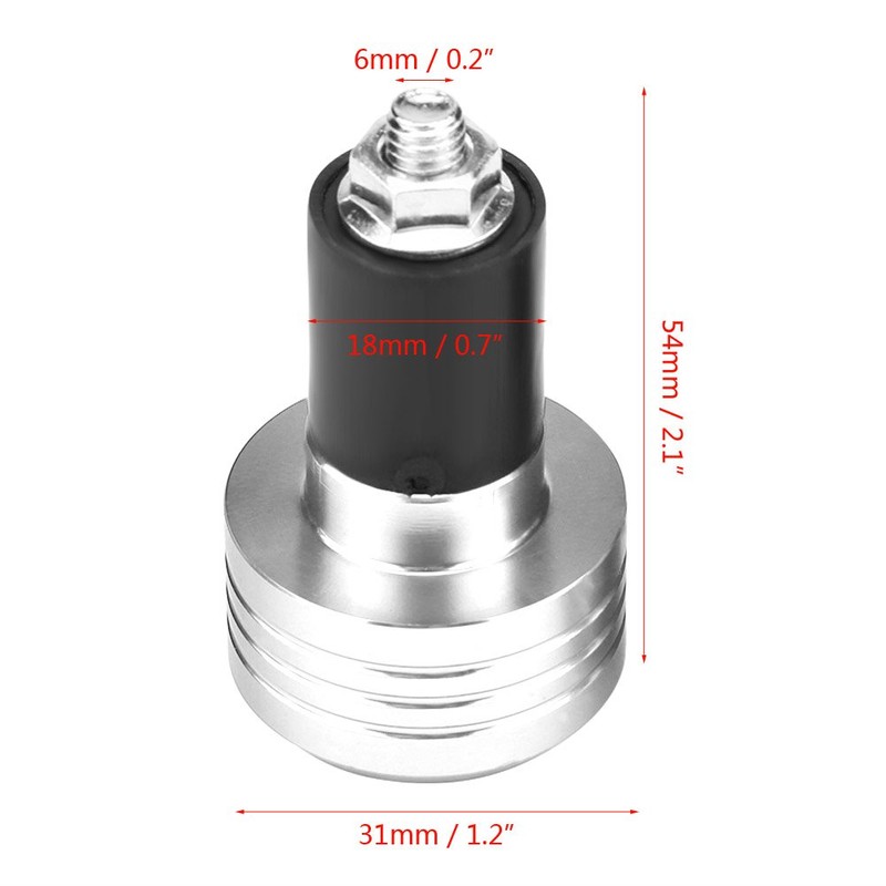 Handlebar Ends for Motorcycle, KIMISS Pair 22 mm Universal Motorcycle