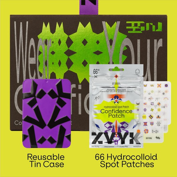 Cute Tattoo-Style Pimple Patches – Confidence Patch Set with Star