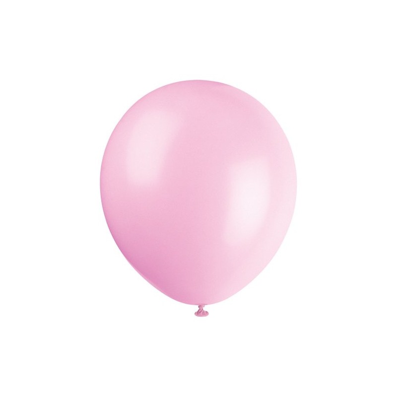 12" Latex Petal Pink Balloons, 10ct