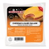 Cheesewich Protein Snacks - Cheddar Cheese & Hard Salami Slices,