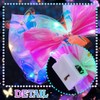 Asooll Light Up Bow Headband Glowing Headpiece Butterfly Hair Accessories