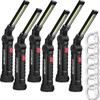 Mudder 6 Pcs Rechargeable LED Work Light with Magnetic Base