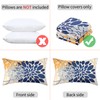 Upholstery Cover Navy Blue Yellow Autumn Cushion Covers 30 x