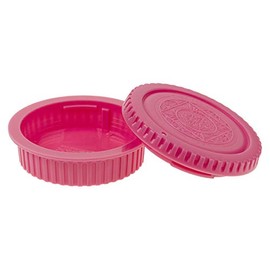 Fotodiox Designer Camera Body & Rear Lens Cap Set Compatible with All Canon EOS EF/EF-s Cameras & Lenses - Pink