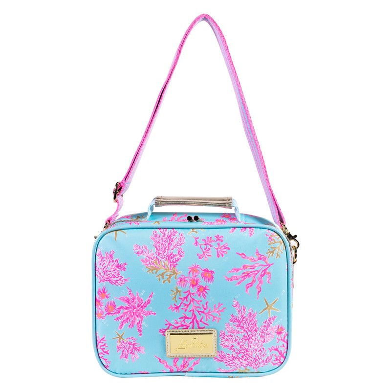 Lilly Pulitzer Insulated Lunch Box for Women, Cute Lunch Cooler