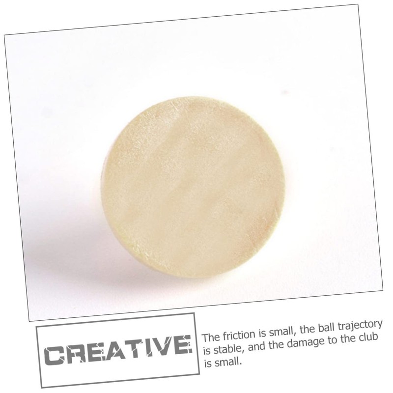 Outanaya 20pcs Wooden Golf Ball Markers Custom Golf Tee Markers