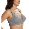 Lemorosy Women's Comfort Full Cup Unpadded Without Underwire Classic Bra,