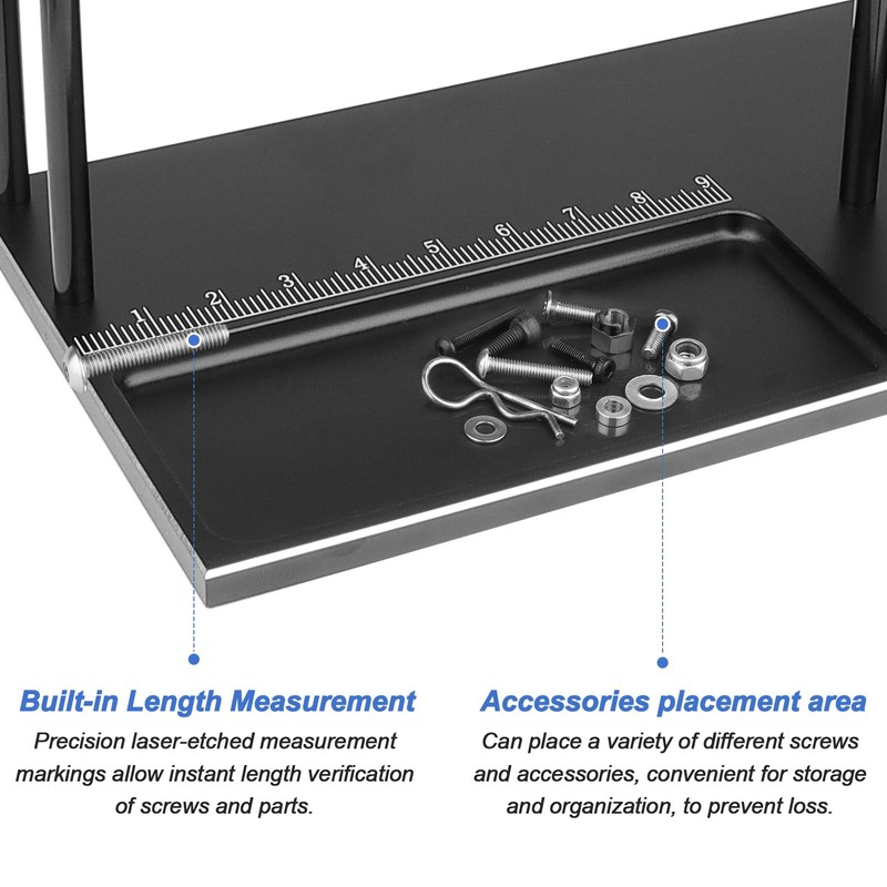 GoHobby Aluminum RC Screwdriver Organizer – Adjustable Tool Stand for