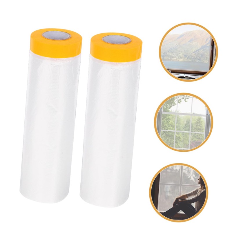 OSALADI Winter Window Insulation Kit 2 Rolls Pe Film Window