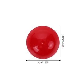 Alipis 25pcs Red Plastic Balls, 1.57 Inch Hollow Balls for Party Games, Raffle, Decorations, Fillable for Events
