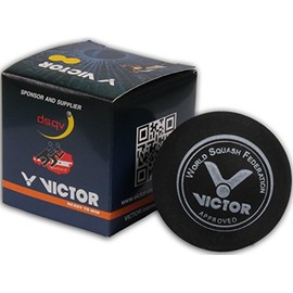 Victor Squashball (Medium Red) - Black