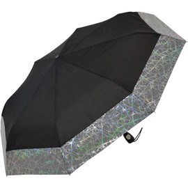Pierre Gardin Easymatic Light Galaxy Pocket Umbrella, Border, Compact