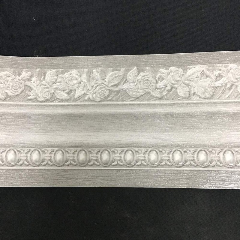 WDragon Floral Pattern Molding Peel Stick Wall Border for Home