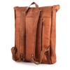 BERLINER BAGS Vintage Leather Backpack Utrecht M, Large Waterproof Bookbag