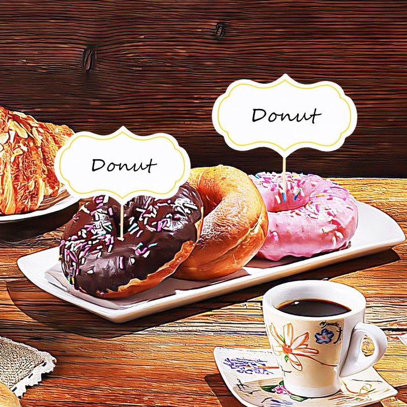 100 Message Signs, 1 Writing Pen, Buffet Sign, Buffet Sign,