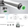 PCW-02 Turbine Flow Regulator Silicone 1.0 to 2.5 gpm for