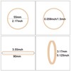 AMUU #33 Elastic Rubber Bands - 200 Pieces for Office