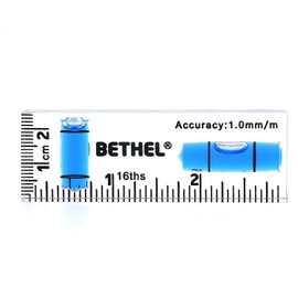 BETHEL Small Level Mini Bubble 90°/180°SpiritLevel,2.95 Inch Shatterproof Cross Check PocketLevel Picture Hanging Levels Tools for Machinist,Construction & Household