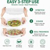 100pcs Disposable Food Covers,Reusable Stretch Food Covers