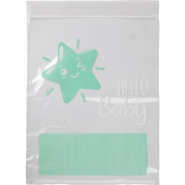Tataway Sacchetti Corredo Baby 5pz – Set Bustine per Neonati– Organizer Indumenti, Accessori e Cambio Bebè – Chiusura Sicura, Morbidi e Riutilizzabili