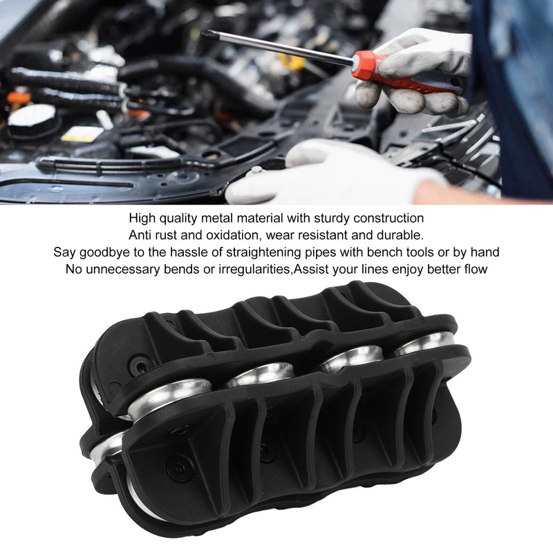 3/8in Handheld Tubing Straightener Metal Better Grip Portable Universal for
