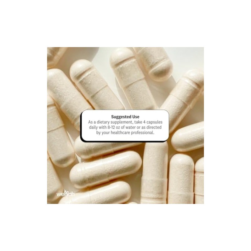 Wellah Cápsulas de monohidrato de creatina (3000 mg) 120 cápsulas