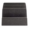 MobileVision Executive Dark Gray Desktop File Folder Organizer and Paper