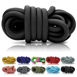 Ganzoo PPM Rope 5 Metres, Rope Dog Lead, Collar, Rigging, Polypropylene Multifilament Rope, 10 mm Thickness, Black