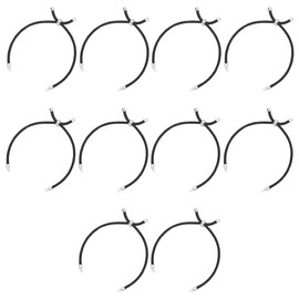 UNICRAFTALE Pack of 10 Sliding Bracelets for Making Black Nylon Twist Cords Bracelet Making Adjustable Bracelet Chains DIY Bracelets and Jewellery Twisted Nylon Cord Bracelet with Cord End