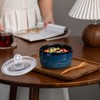 Chubacoo Ceramic Bowls Set with Lids: Set of 4 Microwave